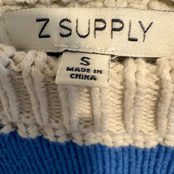 Z SUPPLY FRESCA STRIPE SWEATER in Small - Picture 5 of 6